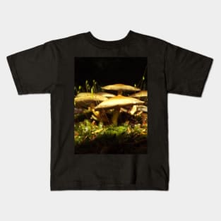 Mushroom Nature Photography Pacific Northwest Kids T-Shirt